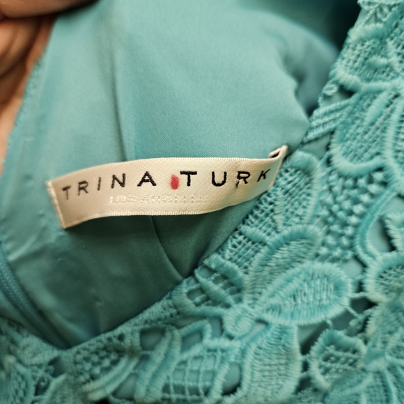 Trina Turk Romper Faraglioni Romper Marine / Aqua NWOT - Picture 4 of 14